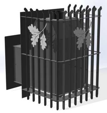 Сауна-бочка QUADRO садовая 240 см для самостоятельной сборки с печью