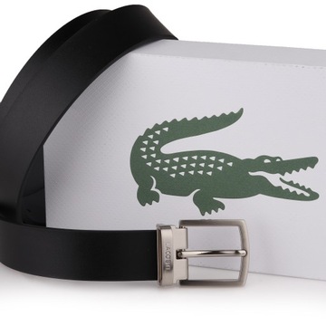 Pasek Lacoste 110/44 4W1 Dwustronny 2 Klamry ETUI PUDEŁKO