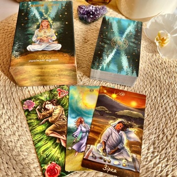 ИГРОВЫЕ КАРТЫ ТАРО НАБОР ГАДАТЕЛЬНЫХ КАРТ СИЛА ПРИРОДЫ ОРНЕР УКРАИНА