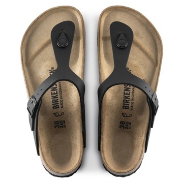 Japonki damskie Birkenstock Gizeh BIRKO FLOR PROFILOWANE NA PLAŻĘ 43693