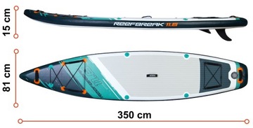 Paddle Reefbreak 350см Полный набор весло