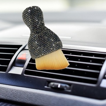 Кисть для деталей автомобиля Кисть для автодеталей для дивана с клавиатурой Приборная панель автомобиля черная