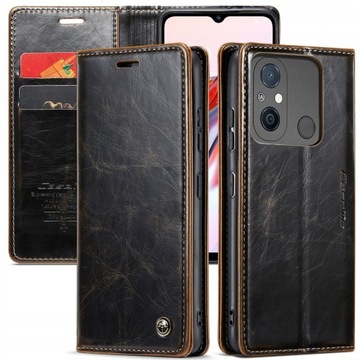 Etui skórzane z klapką do Xiaomi Redmi 12C / 11A