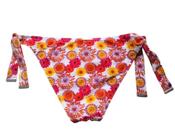 Kolorowy strój kostium kąpielowy Calvin Klein 42,XL majtki bikini CK
