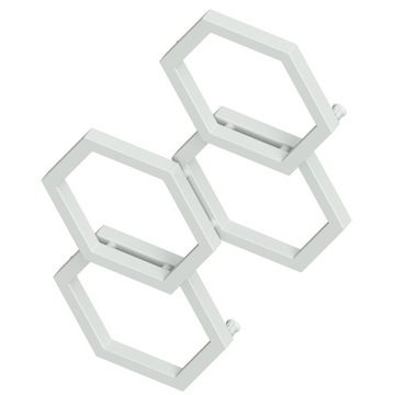 Grzejnik APIS 107/64 dekoracyjny BIAŁY