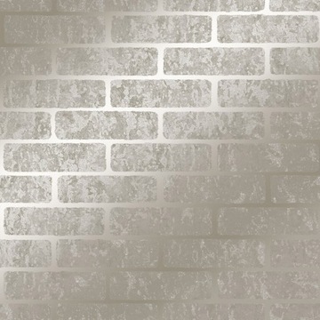 TAPETY TAPETA ZŁOTA CEGŁA BŁYSZCZĄCY MUR WINYLOWA