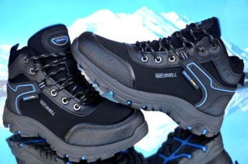 СУПЕР ТРЕККИНГОВЫЕ ОБУВИ ДЛЯ ГОРНЫХ ТРЕКЕРОВ softshell SPORTS черные