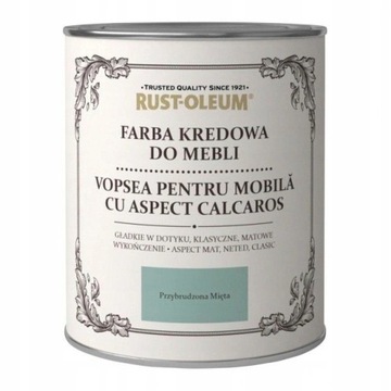FARBA KREDOWA DO MEBLI RUSTOLEUM TURKUS 075 OUTLET