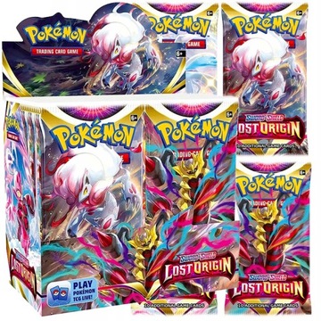 KARTY POKEMON MEGA BOX 360 KART DLA FANA LOST ORIGIN + 20 KART OBSIDIAN