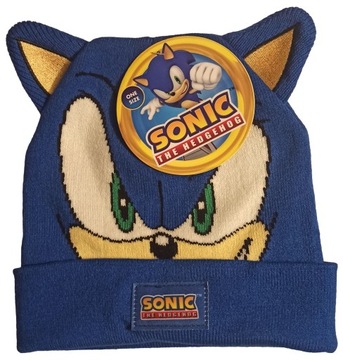 Czapka z Uszami dla Dziecka Sonic The Hedgehog