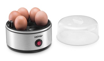 Автоматическая яйцеварка Zelmer ZEB 1010 на 7 яиц серебристый/серый