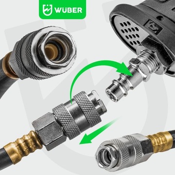 ШЛАНГ ПНЕВМАТИЧЕСКИЙ РЕЗИНОВЫЙ 10М 10х17ММ ТЕСННЫЙ ДЛЯ КОМПРЕССОРА WUBER