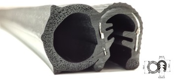 УНИВЕРСАЛЬНАЯ ПРОКЛАДКА АВТОМОБИЛЬНОЙ ДВЕРИ T29 STOMIL