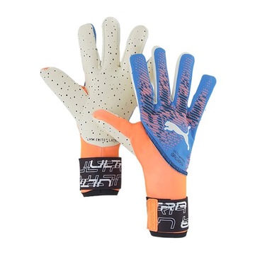 Rękawice bramkarskie PUMA Ultra Ultimate1 NC ultra orange/blue glimmer 9