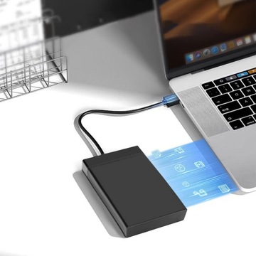 Obudowa zewnętrznego dysku twardego 2.5/3.5 cala SATA SSD HDD