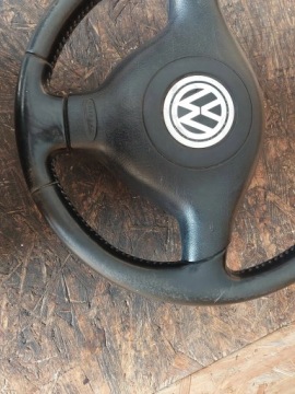 3-спицевый кожаный руль VW Passat B5 Golf IV