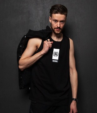 DIIL TANKTOP BLOCK CZARNY XL