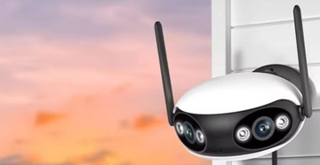 НАРУЖНАЯ КАМЕРА 4K ШИРОКОГОРОДНАЯ ПАНОРМИЧЕСКАЯ WIFI 4MP ПРИЛОЖЕНИЕ ICSEE PL