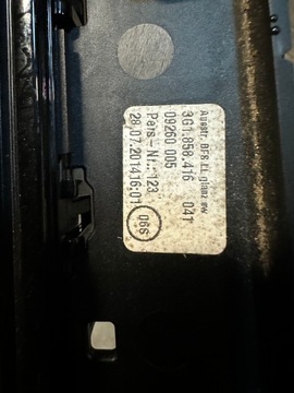 VW PASSAT B8 НАКЛАДКА ЦЕНТРАЛЬНОЙ ВОЗДУШНОЙ ВОЗДУХА 3G1858416