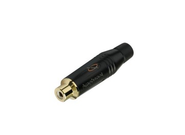 PROFESJONALNE Gniazdo RCA na kabel AMPHENOL czar.