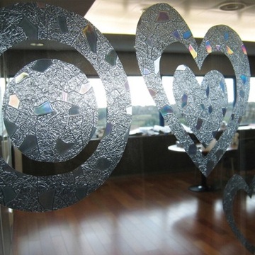 Статическая пленка для стекла, геометрия 92 см