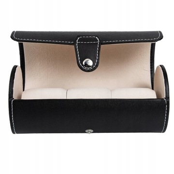 Watch Case PU Leather Watch Roll Travel Case