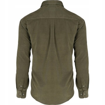 szeroka męska koszula sztruksowa khaki 2XL_klatka_136cm