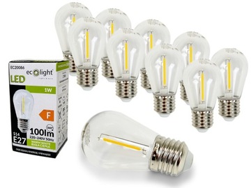 Żarówka LED Filament E27 1W 2700K Retro Dekoracyjna Łza do Girland