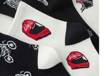 ЖЕНСКИЕ ТКАНЫЕ НОСКИ ДЛЯ МОТОЦИКЛОВОГО ШЛЕМА 35-39