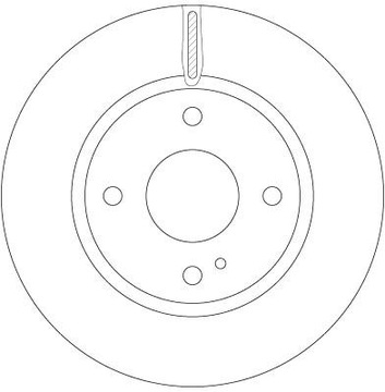 TRW DF6399 Тормозной диск (1 шт.)
