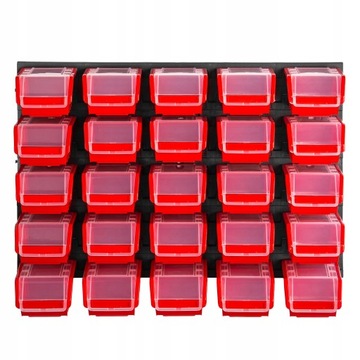 ИНСТРУМЕНТАЛЬНАЯ ДОСКА ДЛЯ МАСТЕРСКОЙ СТЕНА 58х39 см + 25 ПОДДОНОВ ГАРАЖНАЯ МАСТЕРСКАЯ