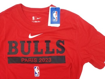 Koszulka Nike Tee NBA Chicago Bulls Paris 2023 S