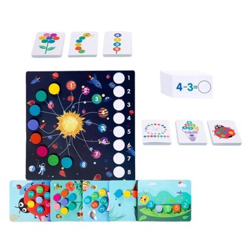 Math Addition Subtraction Toy Montessori Counting