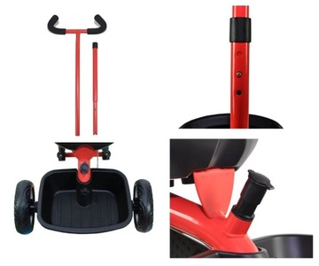 Аксель Красный Трехколесный велосипед