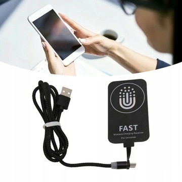 АДАПТЕР ПРИЕМНИК ИНДУКТИВНОЙ ЗАРЯДКИ USB-C