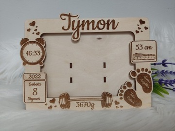 ВАЖНАЯ РАМКА ДЛЯ ФОТОГРАФИИ 10х15см подарок на крещение