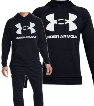 СПОРТИВНАЯ МУЖСКАЯ ТОЛСТОВКА С КАПЮШОНОМMr. XL ПОД бронёй ЧЕРНЫЙ