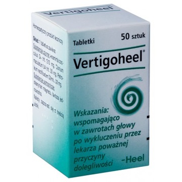 HEEL Vertigoheel 50 tabletek LEK zawroty głowy