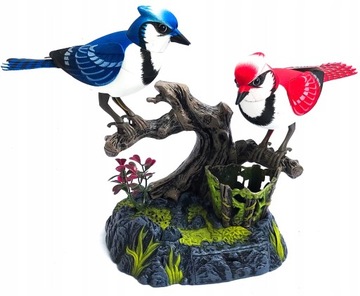 ĆWIERKAJĄCE RUCHOME PTAKI INTERAKTYWNE PRZYBORNIK