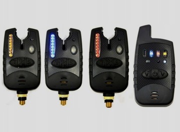 ZESTAW SYGNALIZATOR WODOODPORNY LINIA 8LED + HANGERY+ CENTRALKA+ ETUI 3+3+1