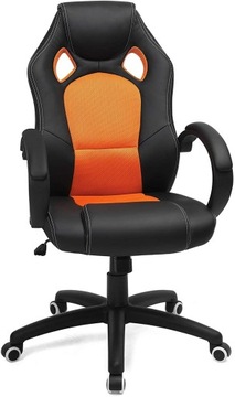 Fotel gamingowy Songmics OBG56BO czarno-pomarańczowy