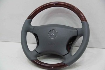 КОЖАНЫЙ РУЛЕВАЯ ПОДУШКА БЕЗОПАСНОСТИ ДЕРЕВЯННАЯ MERCEDES CL W215