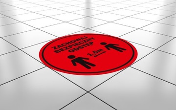 НАПОЛЬНАЯ НАКЛЕЙКА 30см СОХРАНЯЙТЕ СВОЕ ПРОСТРАНСТВО