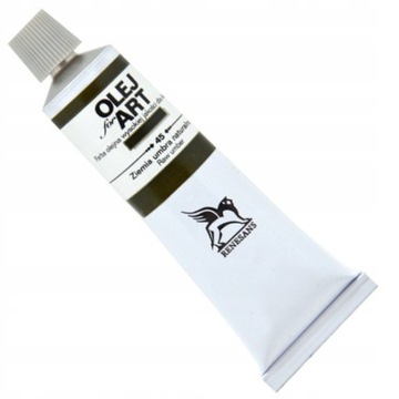 Farba olejna 60ml, Ziemia umbra naturalna Renesans