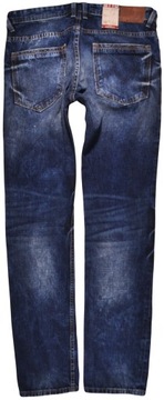 TOM TAILOR spodnie BLUE jeans SLIM AEDAN _ W32 L34