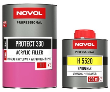 NOVOL PROTECT 330 PODKŁAD AKRYLOWY NA MOKRO SZARY