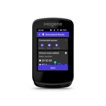 Велосипедный компьютер Magene C606 GPS-метр Навигационные карты Bluetooth WiFi