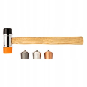 Молоток со сменными наконечниками 5 наконечников 340г NEO