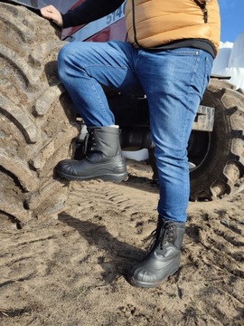 ŚNIEGOWCE MĘSKIE OCIEPLANE POLSKIE KALOSZE PIONIER 908 LEMIGO 44