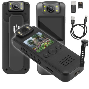 MINI KAMERA SPORTOWA FULL HD WIFI DETEKCJA RUCHU 180 OBIEKTYW PRZENOŚNA